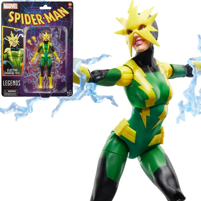 Spider-Man Marvel Legends Electro (Francine Frye) 6-Inch Action Figure