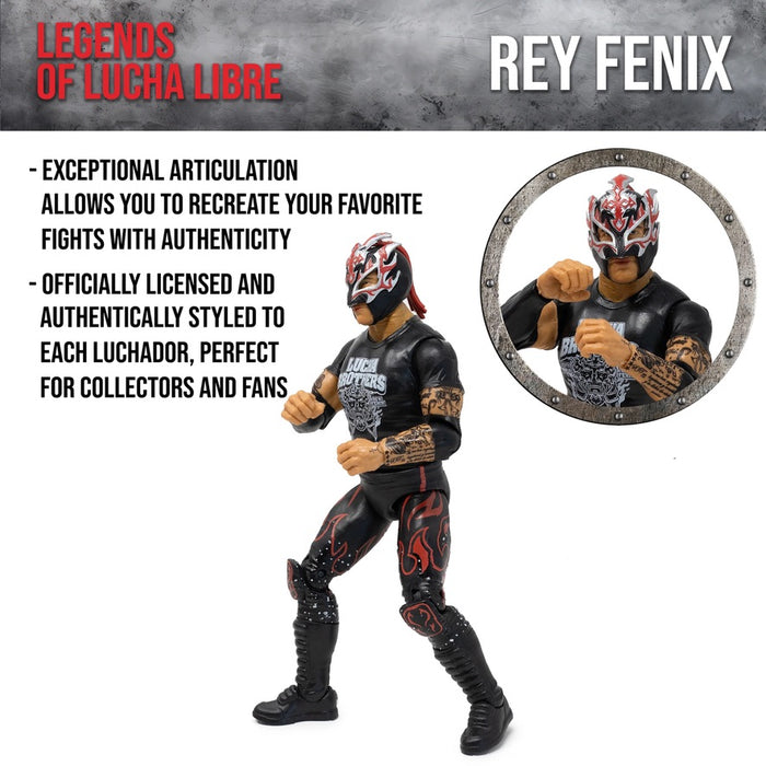 Legends of Lucha Libre Fanaticos: Rey Fenix 6-Inch Scale Action Figure