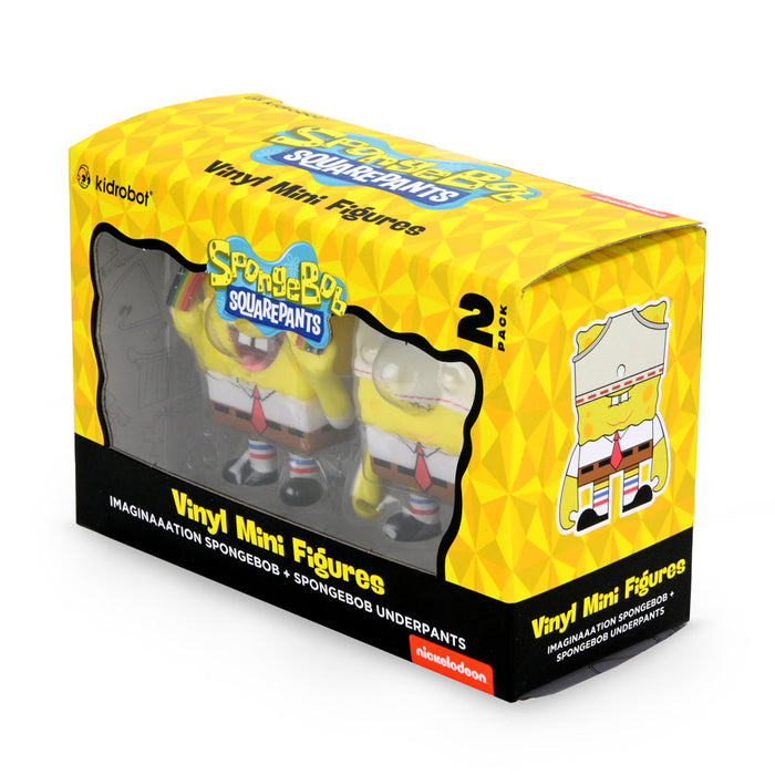Imaginaaation Spongebob Squarepants & Spongebob Underpants Vinyl Figure 2-Pack