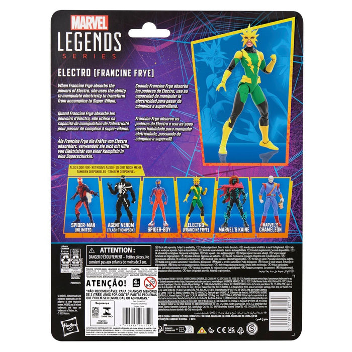 Spider-Man Marvel Legends Electro (Francine Frye) 6-Inch Action Figure