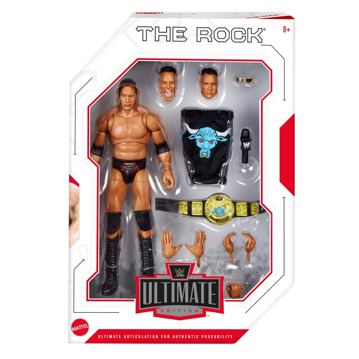 WWE Ultimate Edition Greatest Hits 2024 Wave 2 The Rock Action Figure