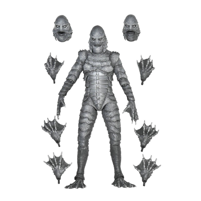 Universal Monsters Ultimate Creature from the Black Lagoon B&W 7-Inch Scale Action Figure