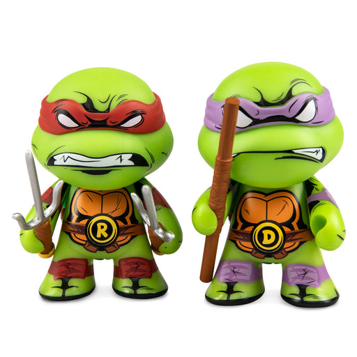 Teenage Mutant Ninja Turtles Raphael & Donatello 3-Inch Vinyl Figure 2-Pack