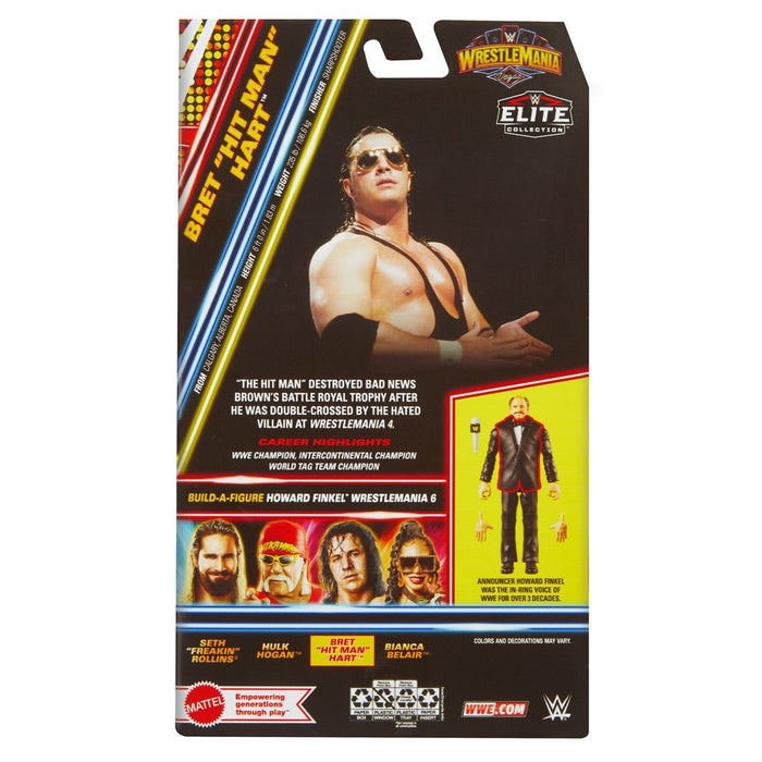 WWE 2025 WrestleMania Elite Bret "Hit Man" Hart Action Figure