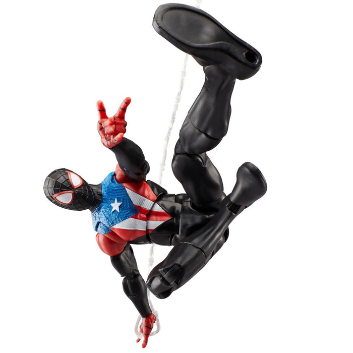 Spider-Man Marvel Legends Series Gamerverse Miles Morales Boricua Suit 6-Inch Action Figure