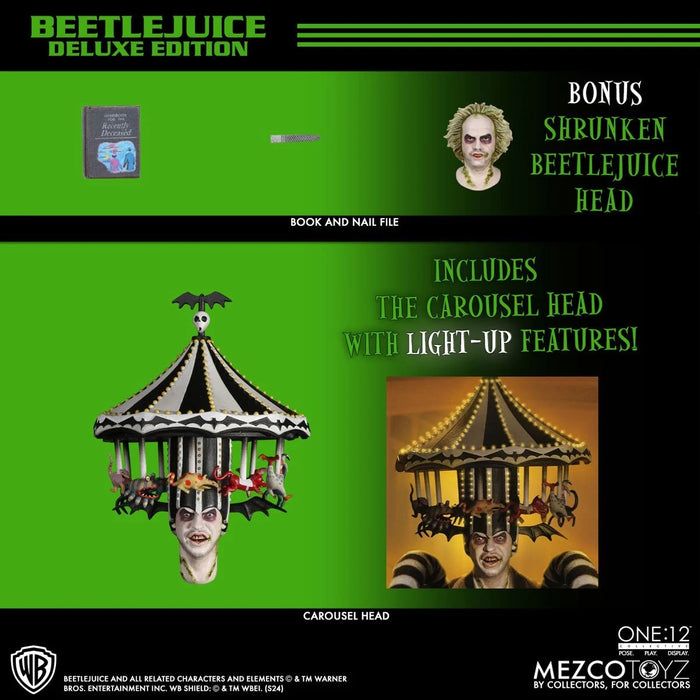 Mezco One:12 Collective Beetlejuice Deluxe Edition Action Figure