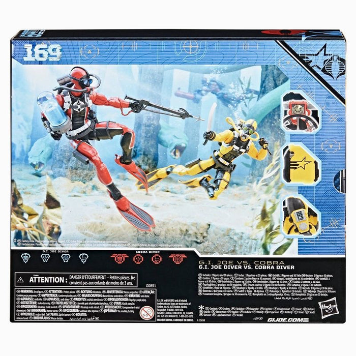 G.I. Joe Classified Series #169, G.I. Joe Diver Vs. Cobra Diver Action Figure 2-Pack
