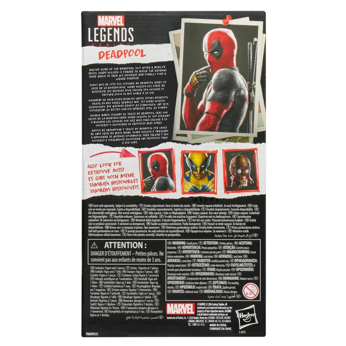 Marvel Legends Series Deadpool & Wolverine - Deadpool  6-Inch Action Figure