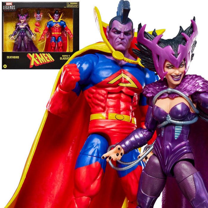 X-Men Marvel Legends Series Deathbird & Marvel’s Gladiator 6-Inch Action Figure 2-Pack