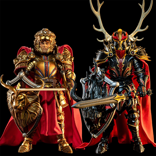 Mythic Legions War of the Aetherblade Attila Leossyr II & Gorgo Aetherblade II 2-Pack Figure Set