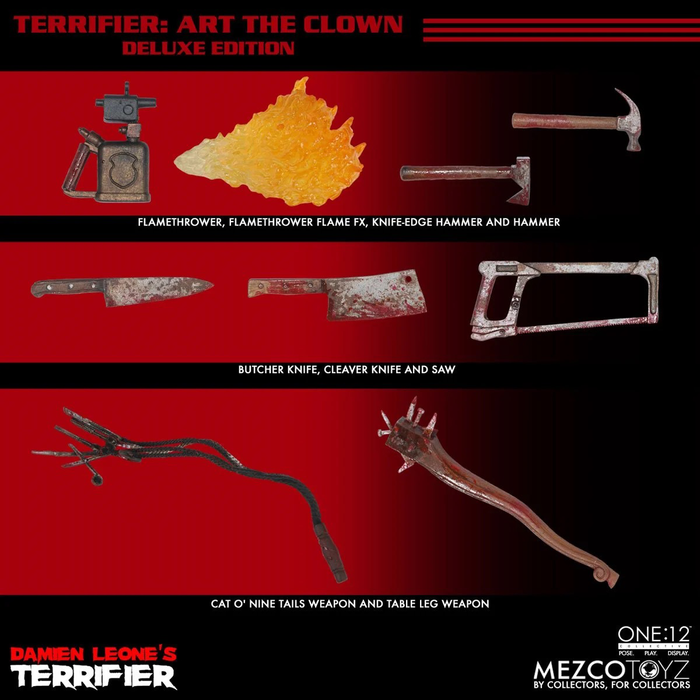 Mezco One:12 Collective Terrifier Art the Clown Action Figure