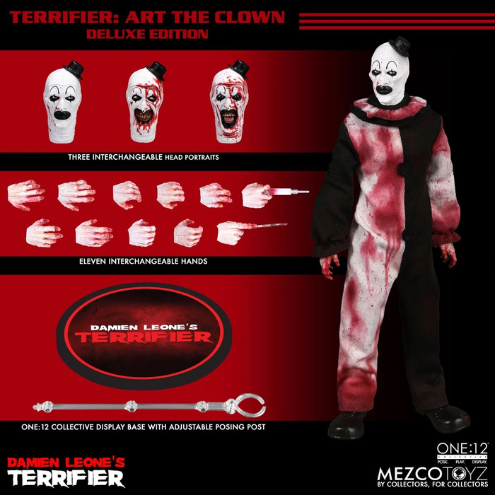 Mezco One:12 Collective Terrifier Art the Clown Action Figure