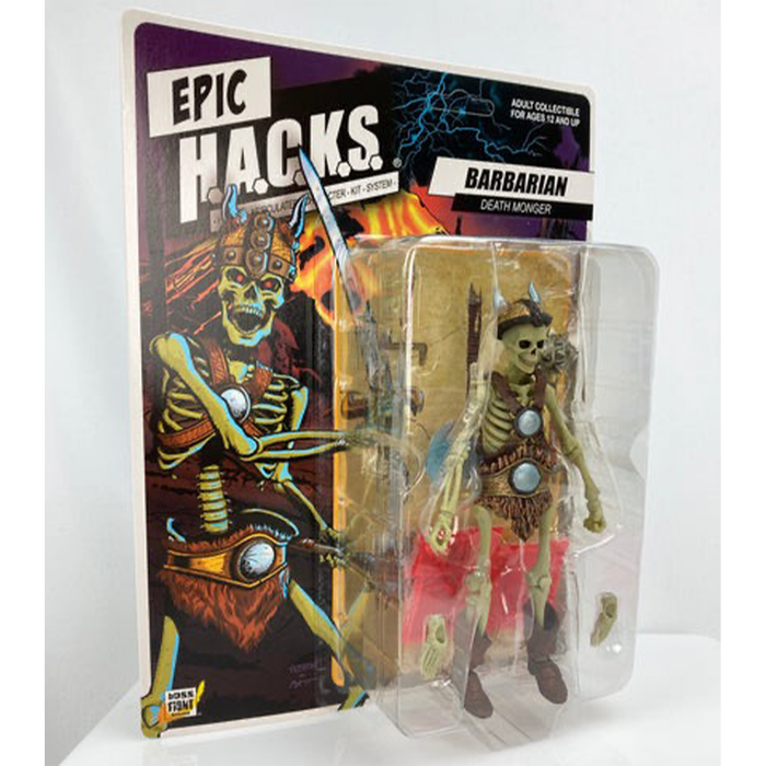 Epic H.A.C.K.S. Barbarian Skeleton 1:12 Scale Action Figure