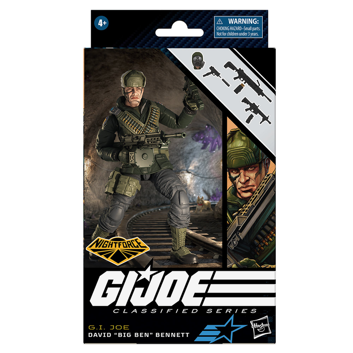 G.I. Joe Classified Series Nightforce David “Big Ben” Bennett 6-Inch Action Figure Exclusive