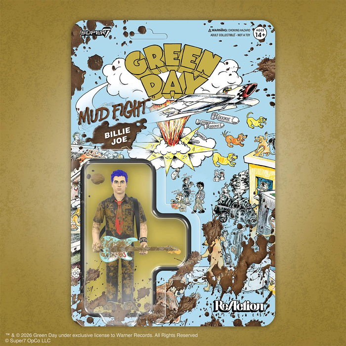 Green Day Wave 01 Billie Joe Armstrong (Mud Fight) ReAction Figure