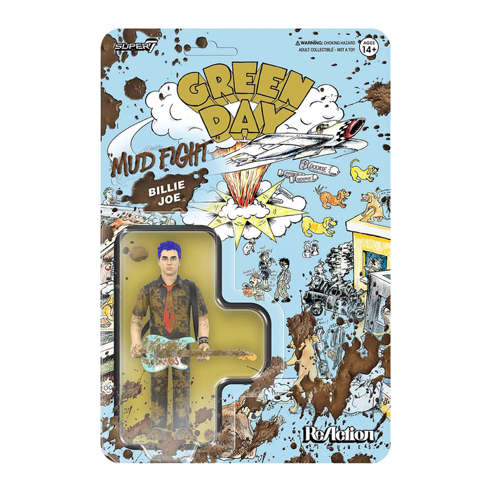 Green Day Wave 01 Billie Joe Armstrong (Mud Fight) ReAction Figure