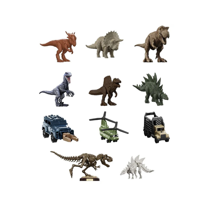 Jurassic World Terraventure Wave 1 Dinosaur Capture Operation Box of 12 Random Model Kits