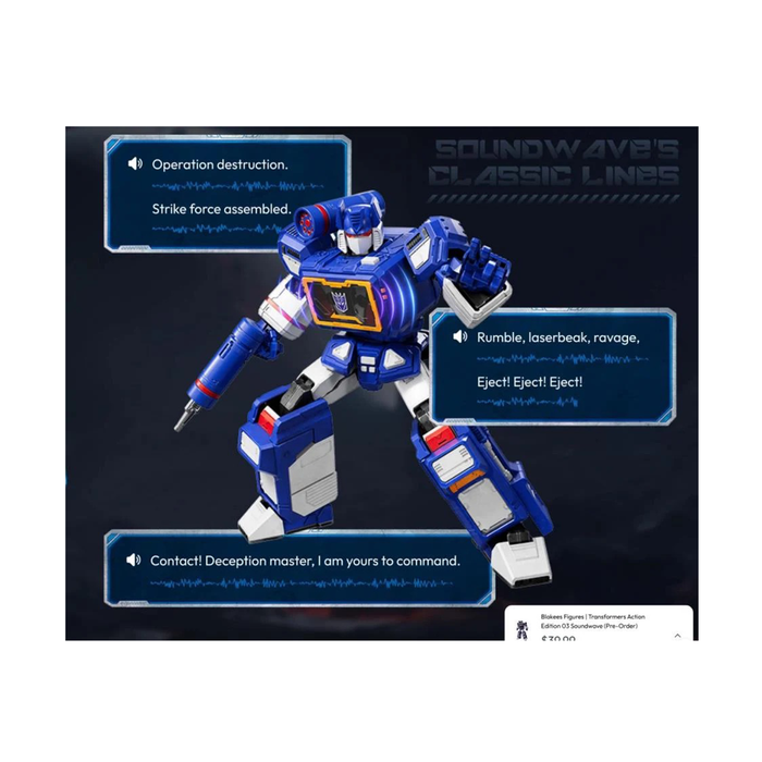 Transformers Action Edition 03 Soundwave Model Kit