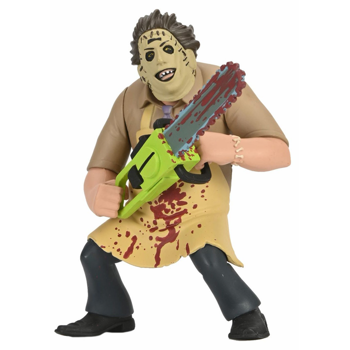 Toony Terrors Texas Chainsaw Massacre 50th Anniversary Leatherface (Bloody) 6-Inch Scale Action Figure