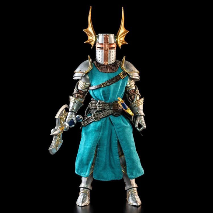 Mythic Legions: Ashes of Agbendor Blue Shield Soldier (Deluxe Knight Builder Kit 3) Action Figure