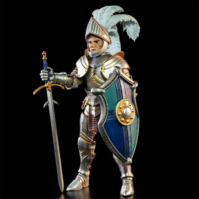 Mythic Legions: Ashes of Agbendor Blue Shield Soldier (Deluxe Knight Builder Kit 3) Action Figure