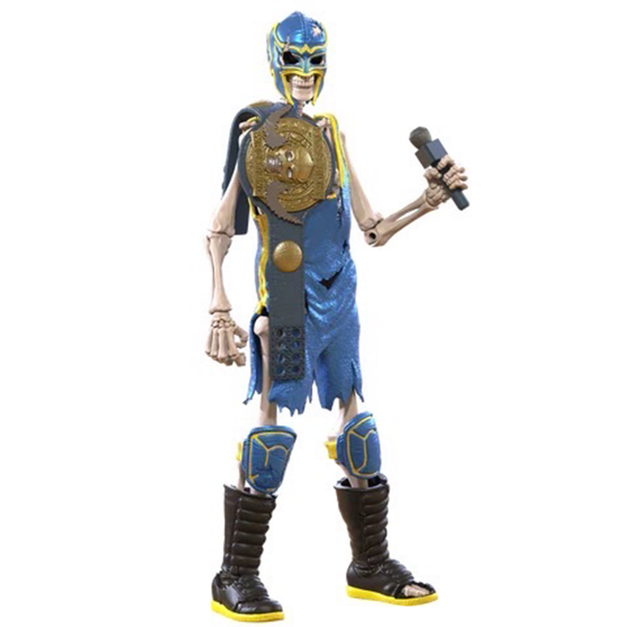 Epic H.A.C.K.S. Bonesault Crazed Luchador Skeleton 6-Inch Action Figure