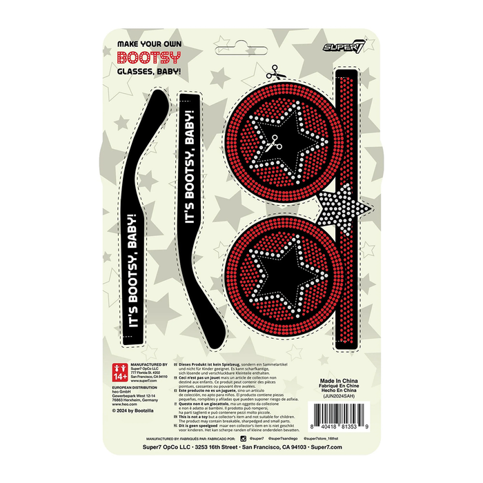 Bootsy Collins ReAction Wave 3 Bootsy Collins (Glow In The Dark) Figure