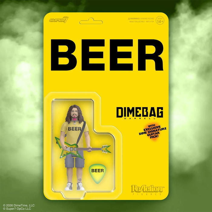 Dimebag Wave 02 Darrell (BEER Shirt) ReAction Figure