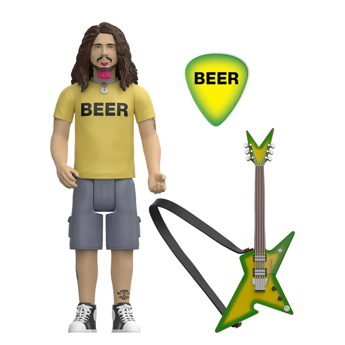 Dimebag Wave 02 Darrell (BEER Shirt) ReAction Figure