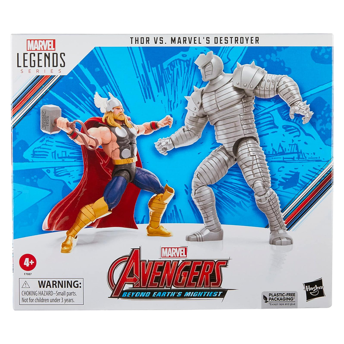 Marvel Legends Series Avengers 60th Anniversary Thor vs Destroyer 6-Inch Scale Action Figure 2-Pack