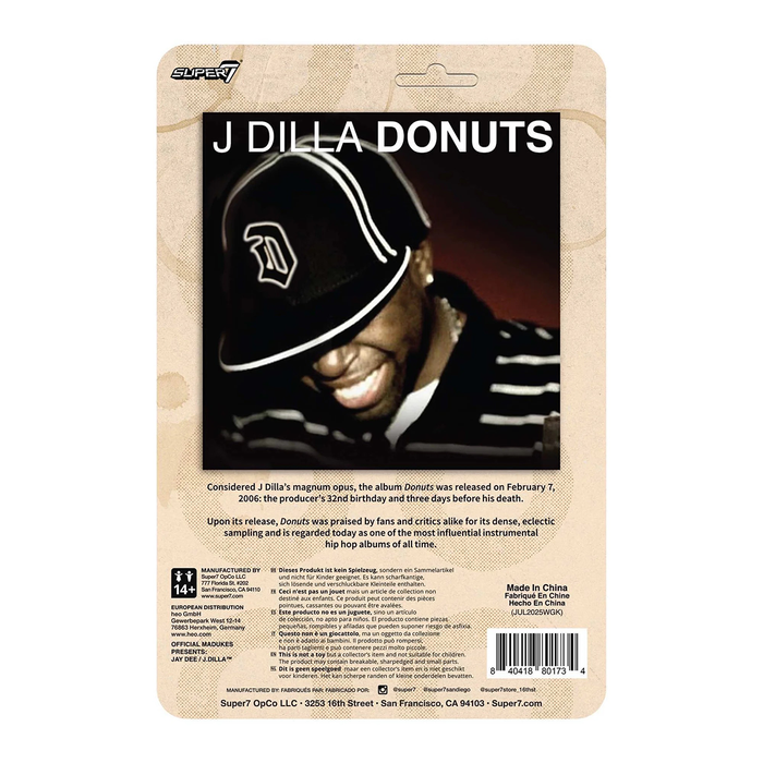 J Dilla ReAction Wave 1 - J Dilla (Donuts - Album Cover) Figure