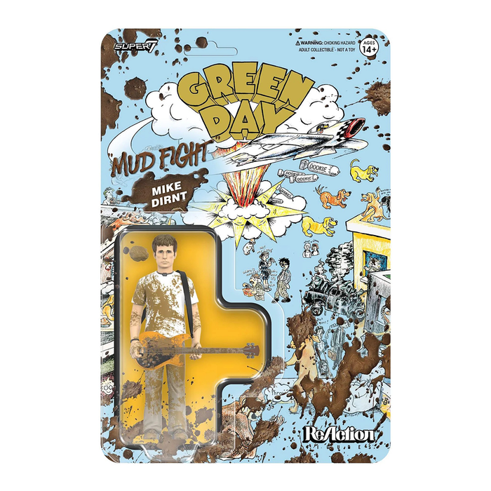 Green Day Wave 01 Mike Dirnt (Mud Fight) ReAction Figure