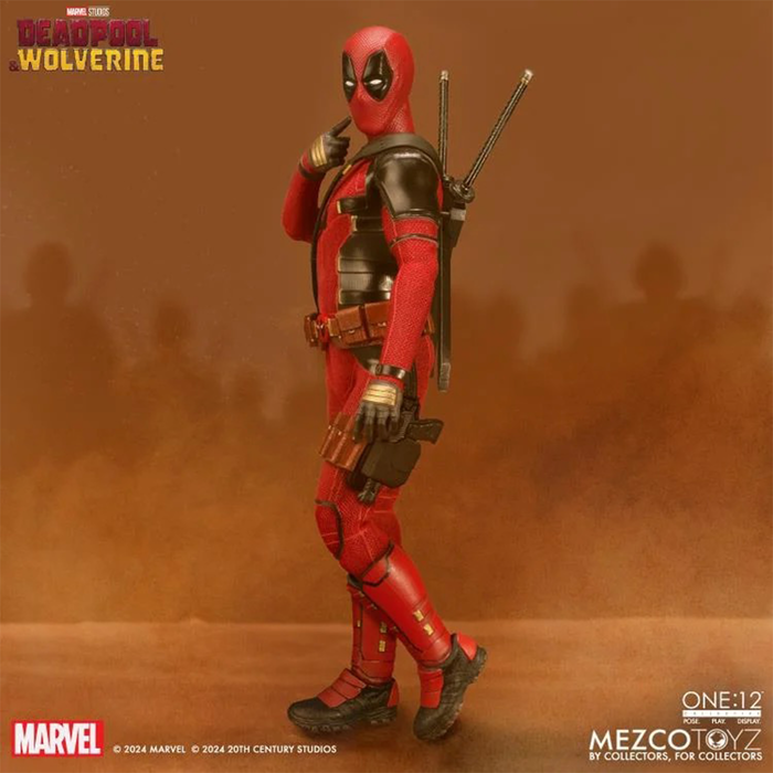 Mezco One:12 Collective Deadpool & Wolverine: Deadpool Action Mezco One:12 Collective Deadpool & Wolverine: Deadpool Action