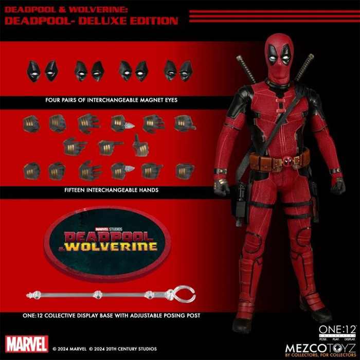 Mezco One:12 Collective Deadpool & Wolverine: Deadpool Action Figure