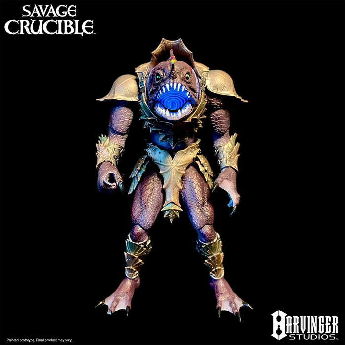 Savage Crucible Abyss Dreadnaught Pirahnoid Action Figure