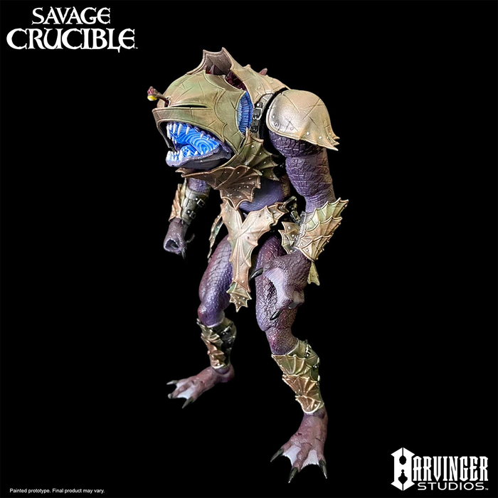 Savage Crucible Abyss Dreadnaught Pirahnoid Action Figure