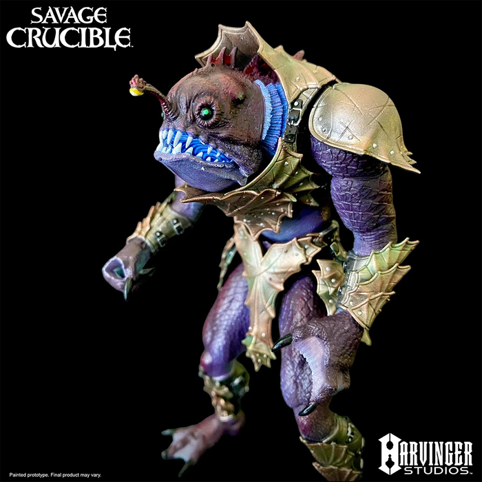 Savage Crucible Abyss Dreadnaught Pirahnoid Action Figure