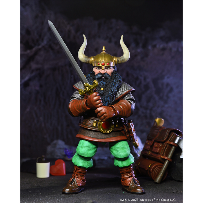 Dungeons & Dragons 7-Inch Scale Ultimate Elkhorn the Good Dwarf Fighter Action Figure