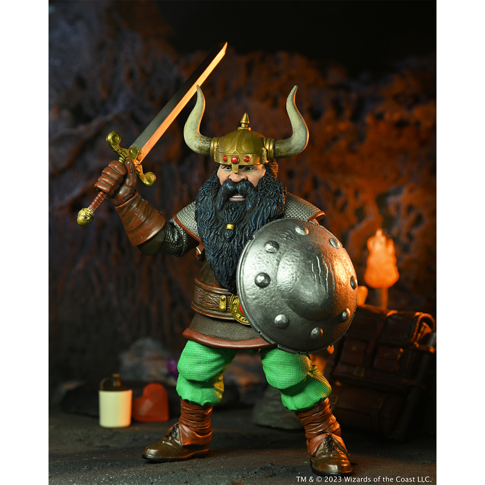 Dungeons & Dragons 7-Inch Scale Ultimate Elkhorn the Good Dwarf Fighter Action Figure