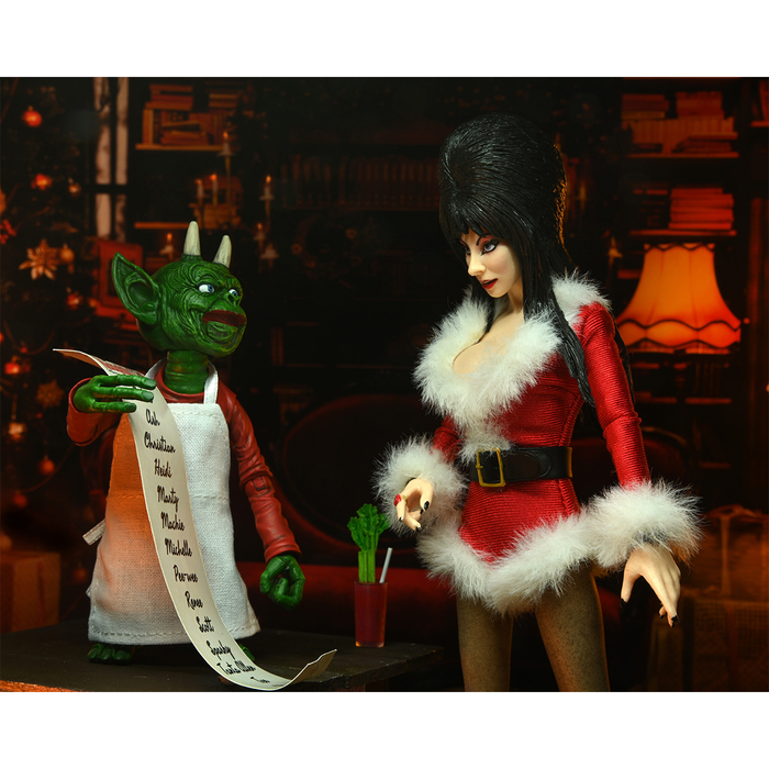 Elvira - Mistress of the Dark Elvira (Very Scary X-Mas) Deluxe 8-Inch Clothed Action Figure