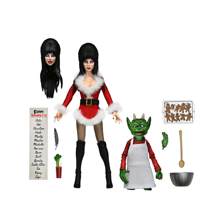 Elvira - Mistress of the Dark Elvira (Very Scary X-Mas) Deluxe 8-Inch Clothed Action Figure