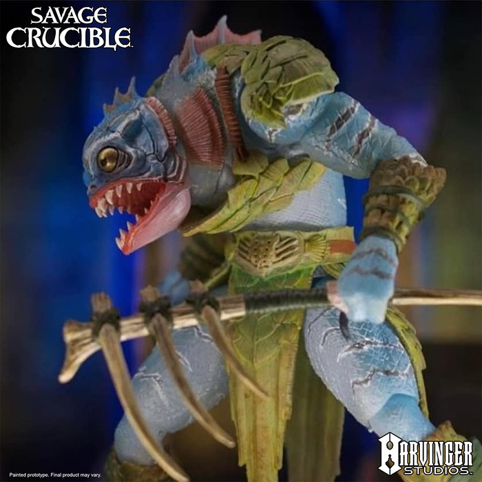 Savage Crucible Fathom Scout Pirahnoid Action Figure