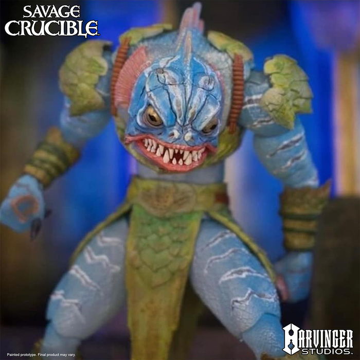 Savage Crucible Fathom Scout Pirahnoid Action Figure
