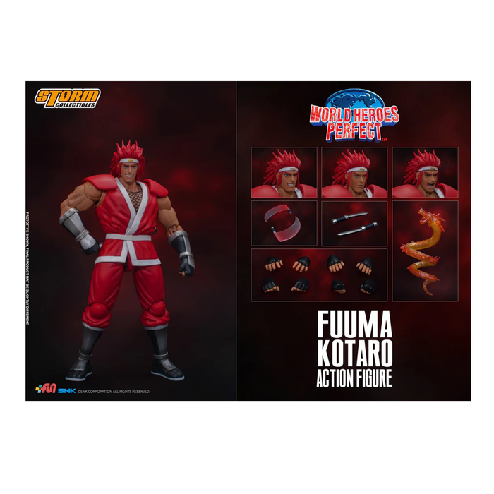 World Heroes Perfect - Fuuma Kotaro 1/12 Scale Action Figure