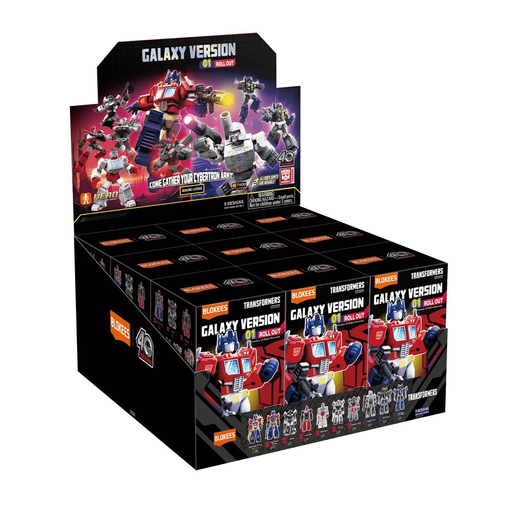 Blokees Transformers Galaxy Version 01 Roll Out Box (9 Individually Boxed Figures)