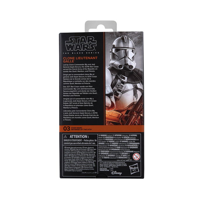 Star Wars The Black Series Clone Lieutenant Galle 6-Inch Action Figure