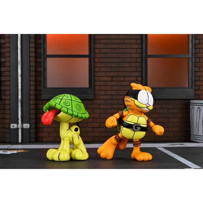 Teenage Mutant Ninja Turtles (Archie Comics) x Garfield - Ultimate Garfello with Odie 7-Inch Scale Action Figure