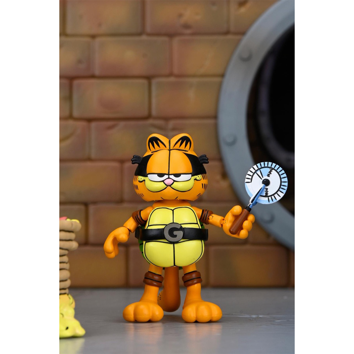 Teenage Mutant Ninja Turtles (Archie Comics) x Garfield - Ultimate Garfello with Odie 7-Inch Scale Action Figure