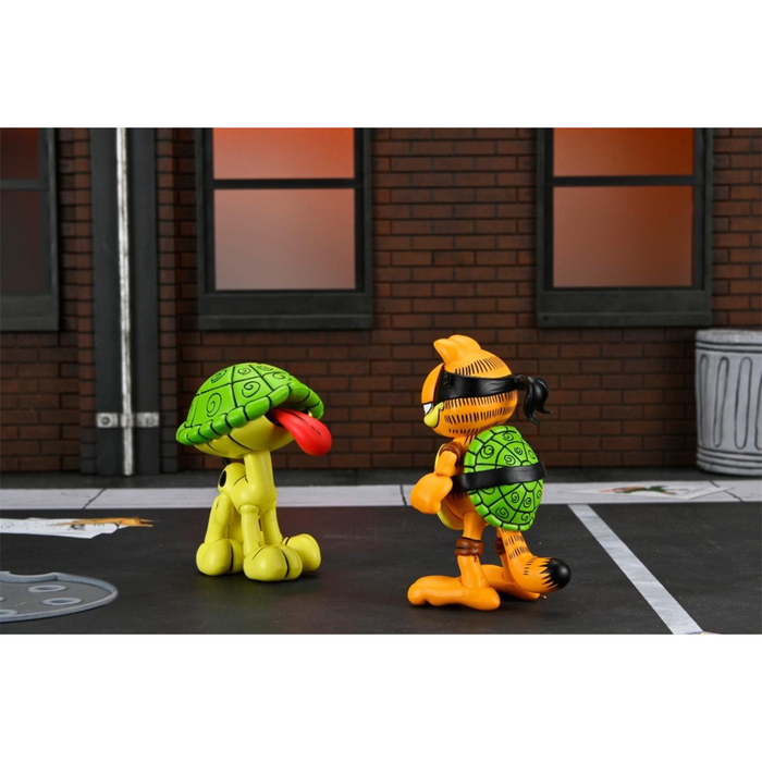 Teenage Mutant Ninja Turtles (Archie Comics) x Garfield - Ultimate Garfello with Odie 7-Inch Scale Action Figure