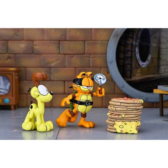 Teenage Mutant Ninja Turtles (Archie Comics) x Garfield - Ultimate Garfello with Odie 7-Inch Scale Action Figure